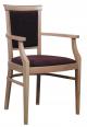 Amy Arm Chair (polished oak with foam)